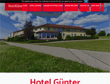 Tablet Screenshot of hotel-guenter.de
